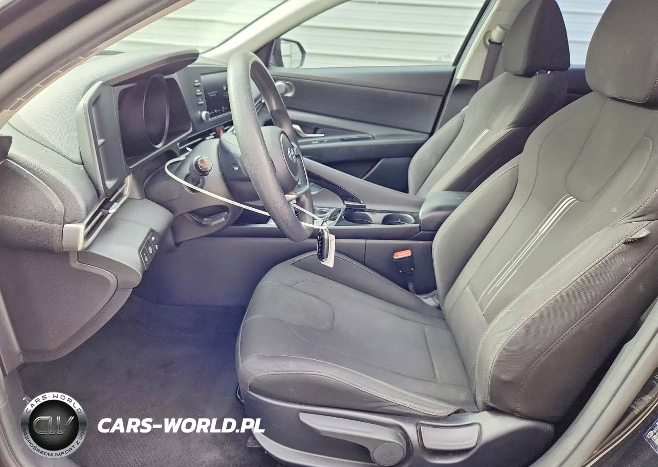 2021 Hyundai Elantra Blue VIN:KMHLM4AJXMU006284 - 7