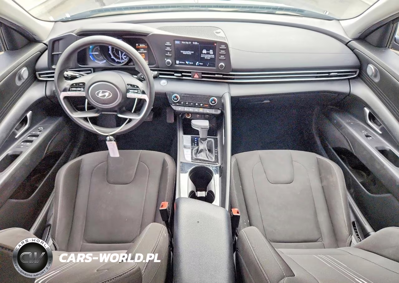 2021 Hyundai Elantra Blue VIN:KMHLM4AJXMU006284 - 8