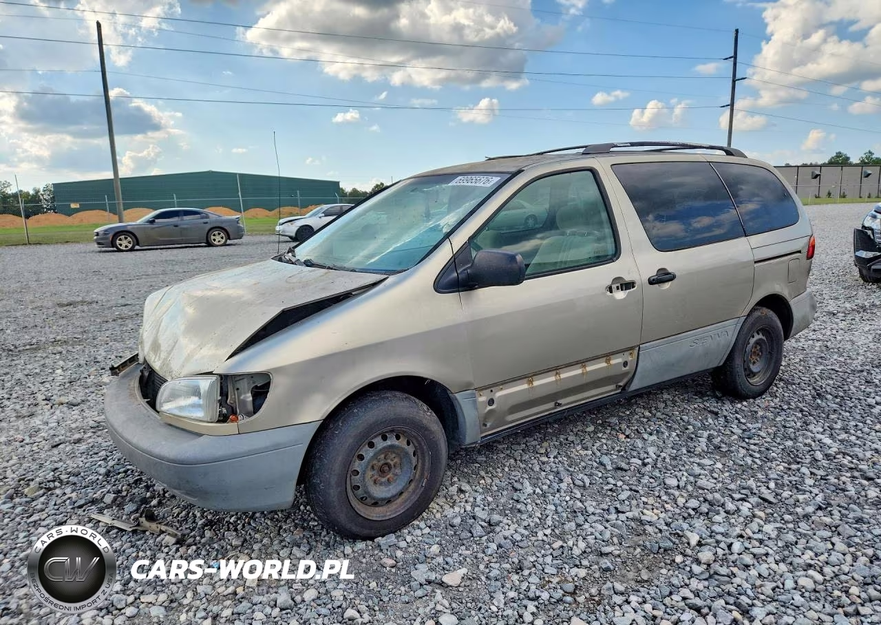 2000 Toyota Sienna VIN:4T3ZF19C5YU319152 - 1