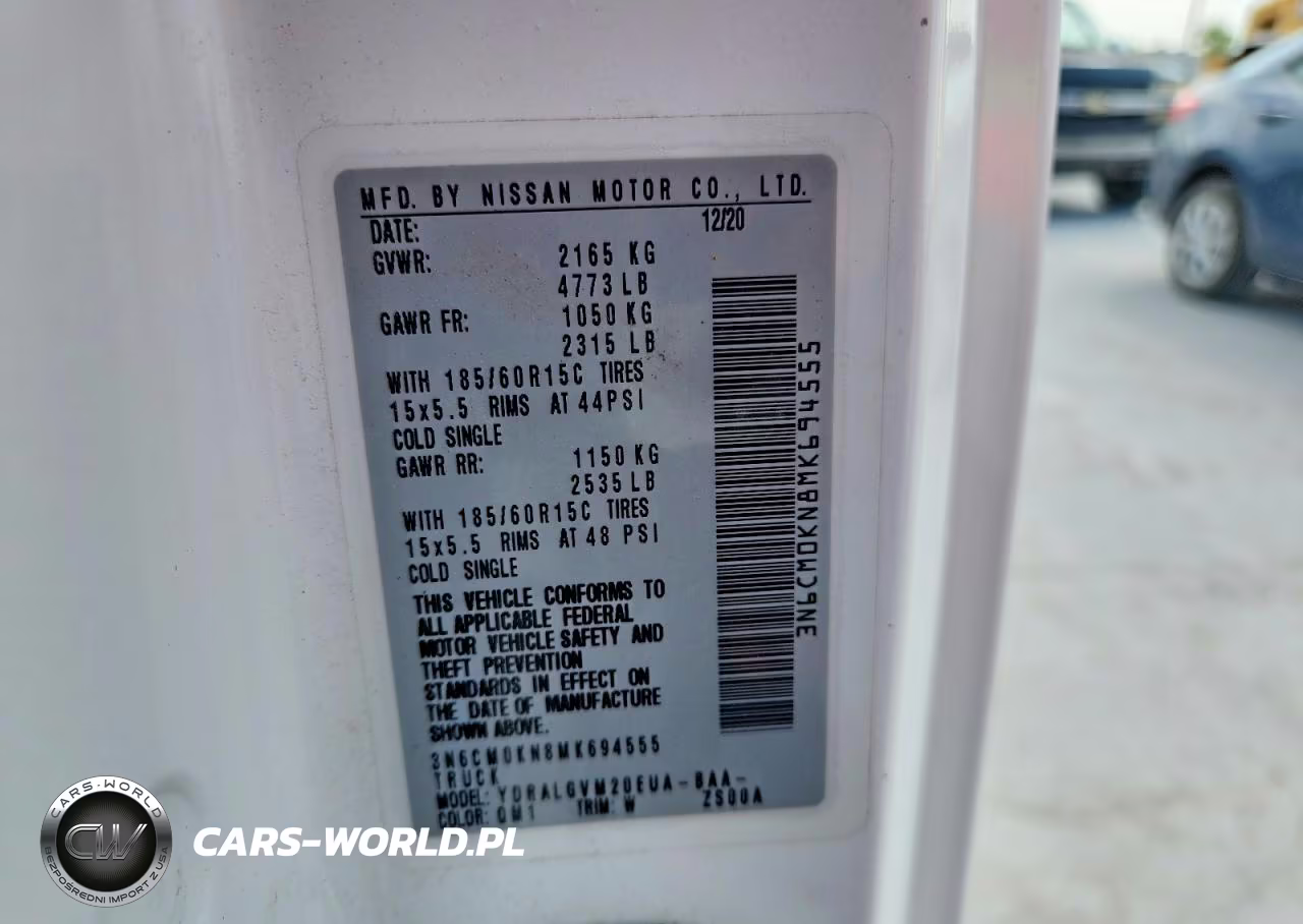 2021 Nissan Nv200 Sv VIN:3N6CM0KN8MK694555 - 13