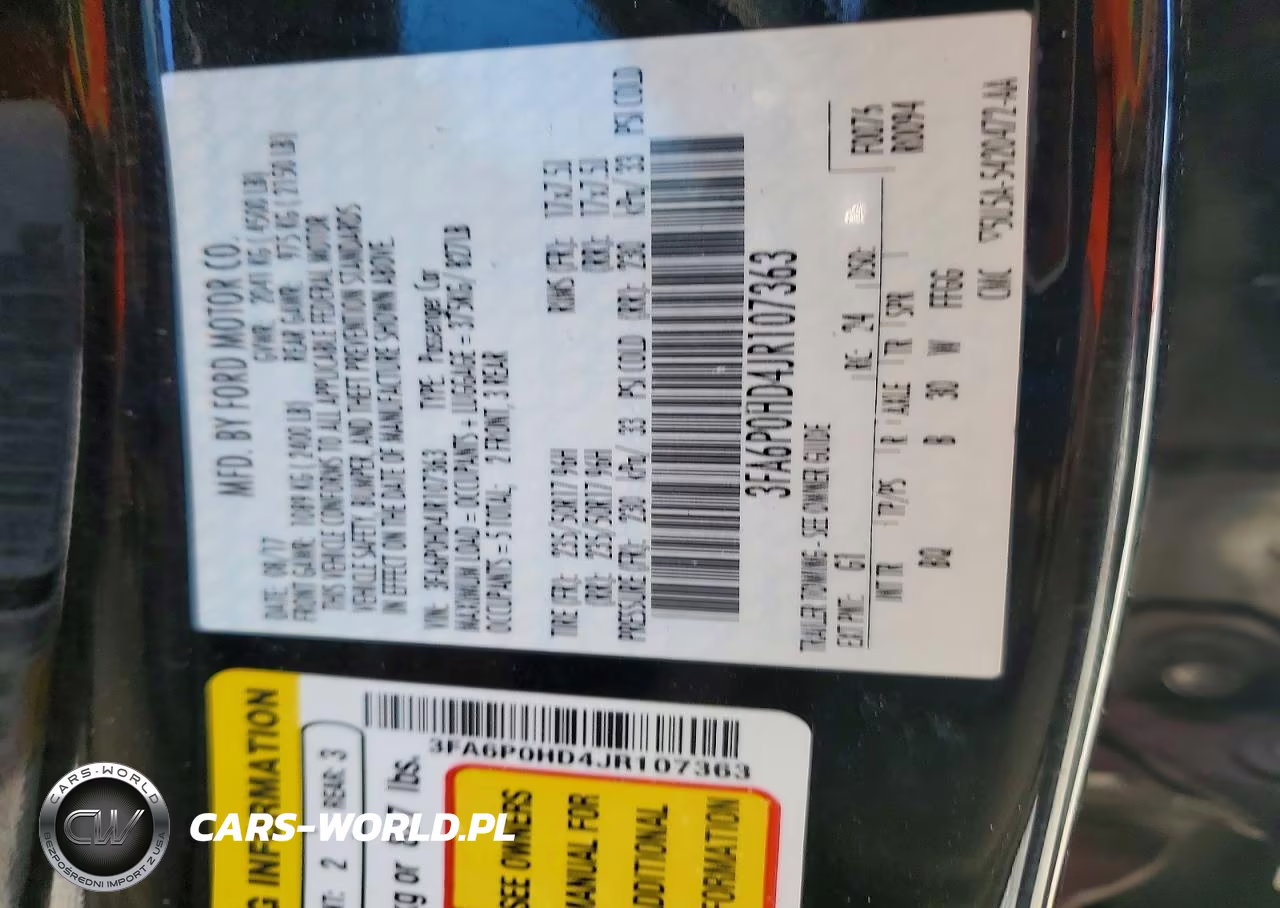 2018 Ford Fusion Se VIN:3FA6P0HD4JR107363 - 13