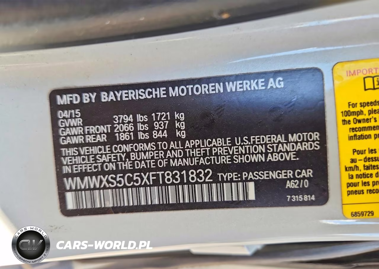 2015 Mini Cooper VIN:WMWXS5C5XFT831832 - 12