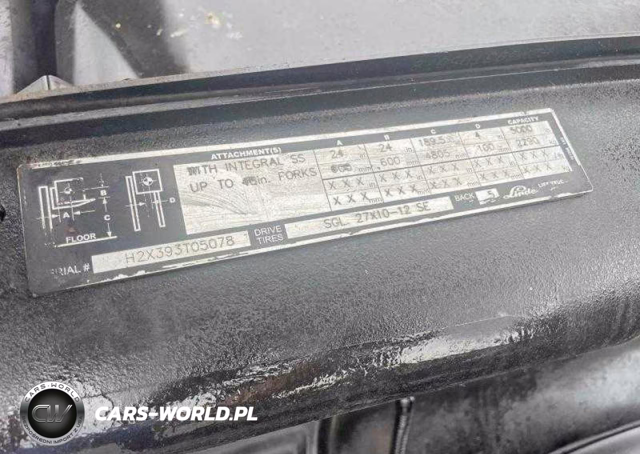 2006 Linde Material Handling H25D VIN:H2X393T05078 - 7