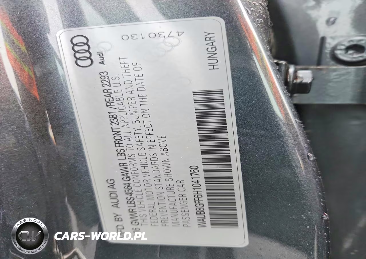 2017 Audi A3 Premium VIN:WAUB8GFF6H1041760 - 12