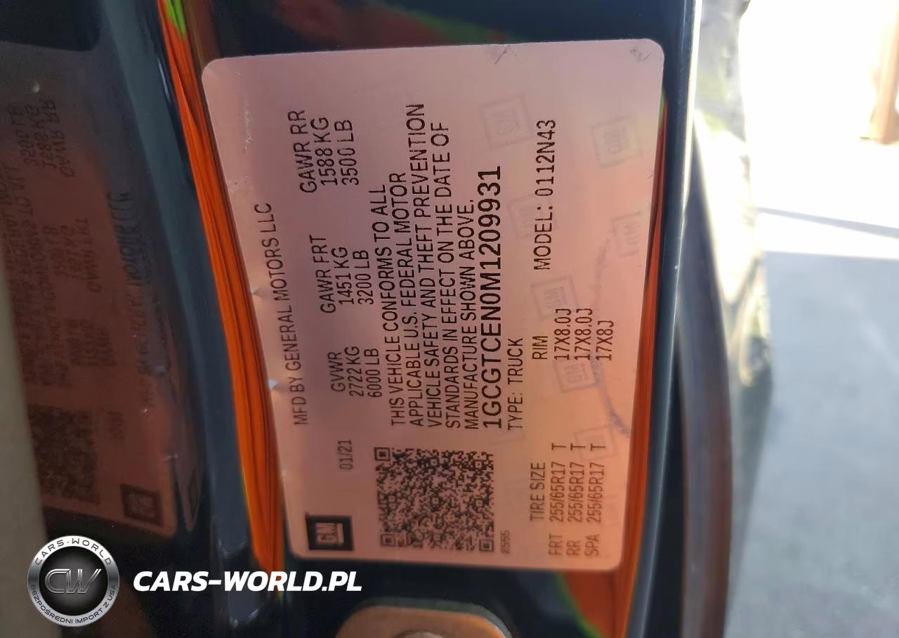 2021 Chevrolet Colorado Lt VIN:1GCGTCEN0M1209931 - 13