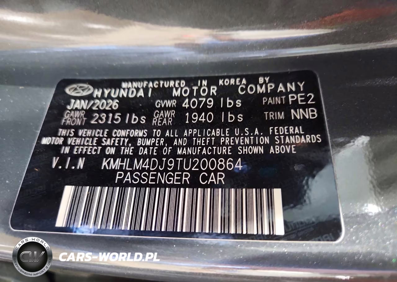 2026 Hyundai Elantra Hybrid Blue VIN:KMHLM4DJ9TU200864 - 12