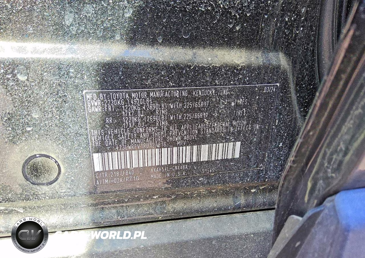 2024 Toyota Rav4 Le VIN:4T3LWRFV1RU137816 - 13
