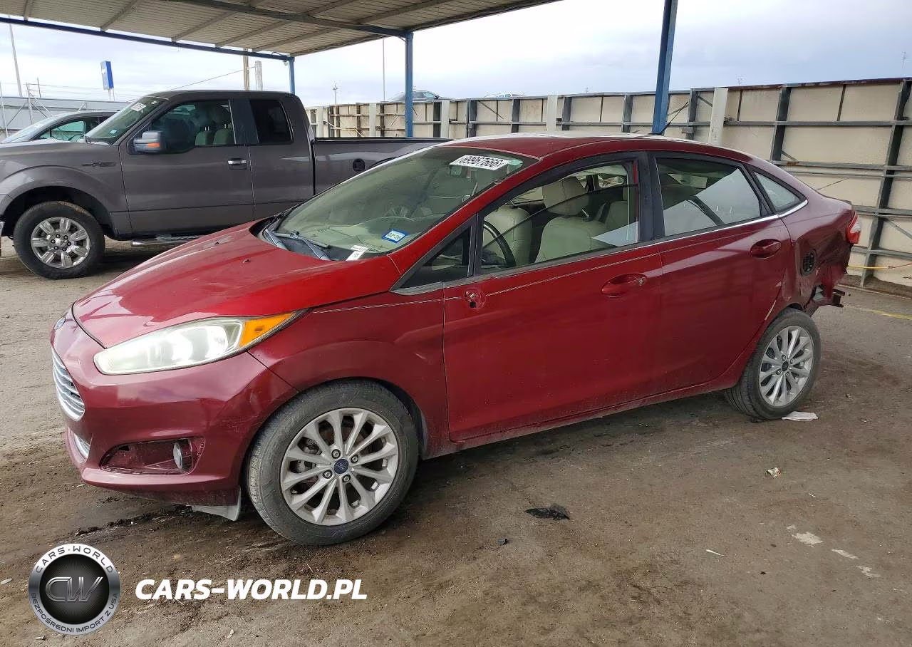 2017 Ford Fiesta Titanium VIN:3FADP4CJXHM136238 - 1