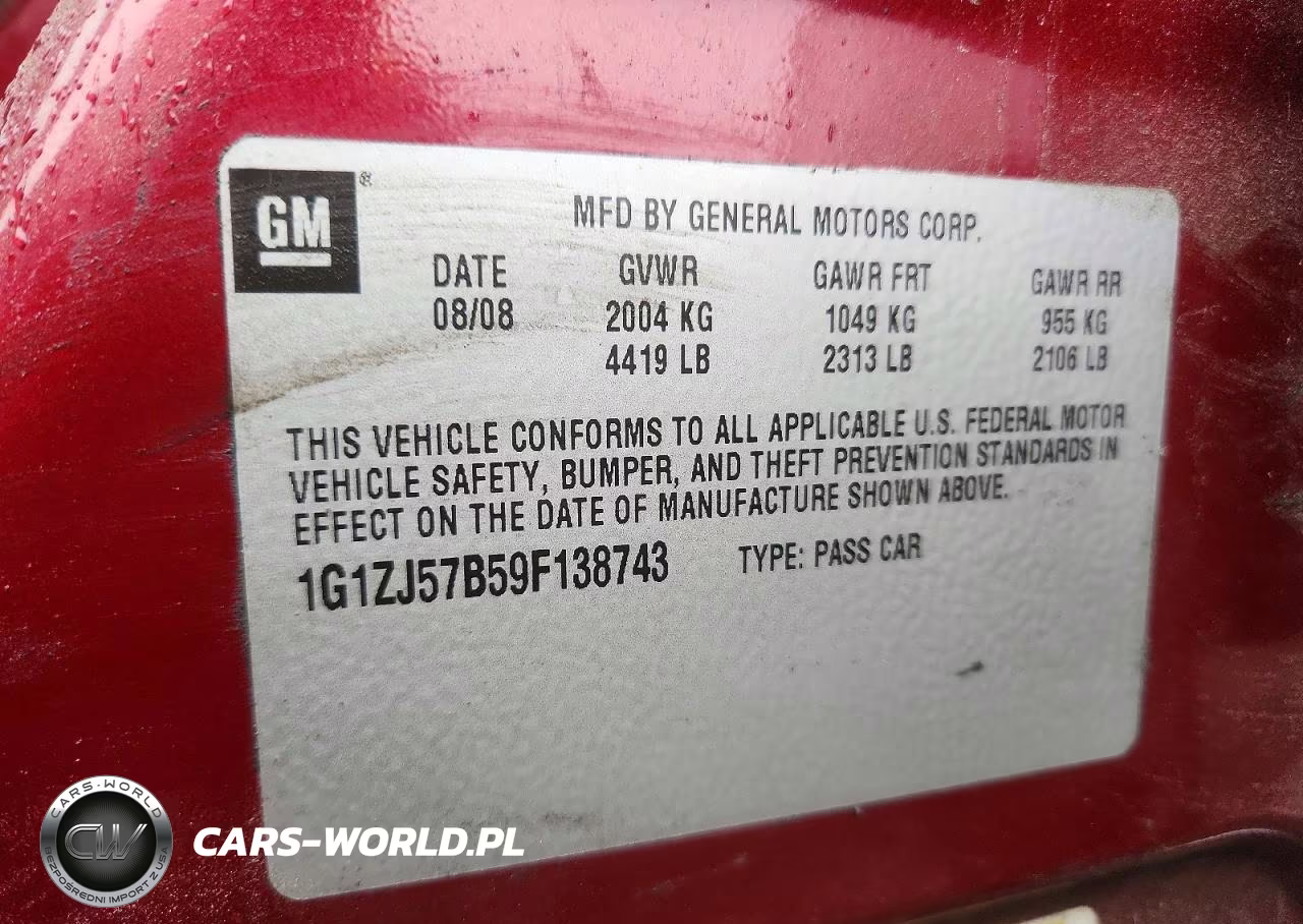 2009 Chevrolet Malibu 2Lt VIN:1G1ZJ57B59F138743 - 12