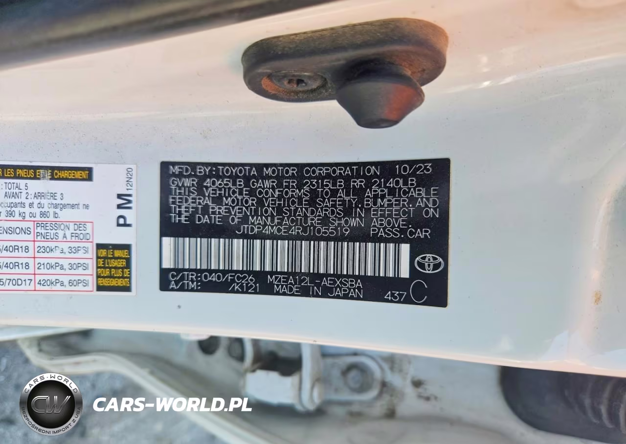 2024 Toyota Corolla Se VIN:JTDP4MCE4RJ105519 - 12