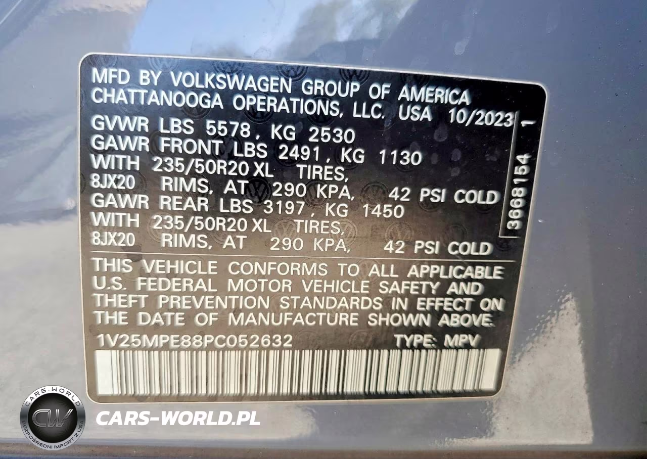 2023 Volkswagen Id.4 S VIN:1V25MPE88PC052632 - 13