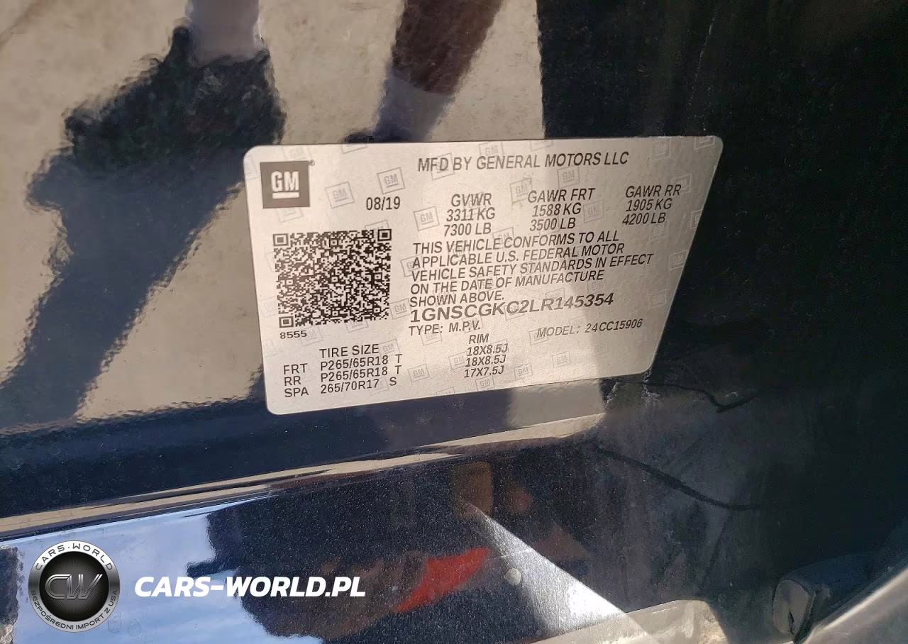2020 Chevrolet Suburban C1500 Ls VIN:1GNSCGKC2LR145354 - 14