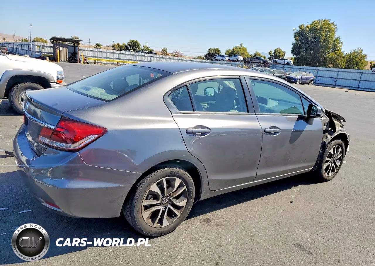 2013 Honda Civic Exl VIN:19XFB2F97DE252427 - 3