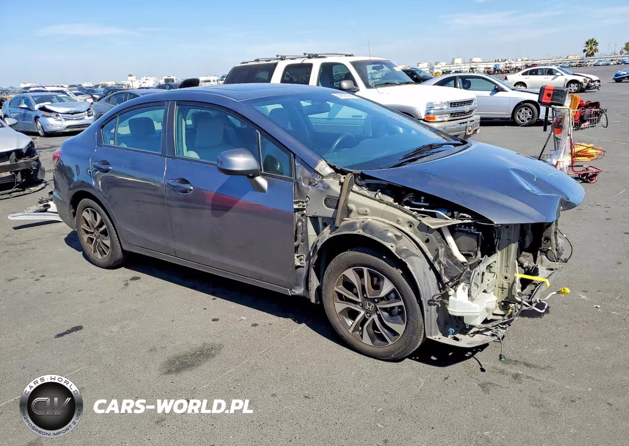 2013 Honda Civic Exl VIN:19XFB2F97DE252427 - 4
