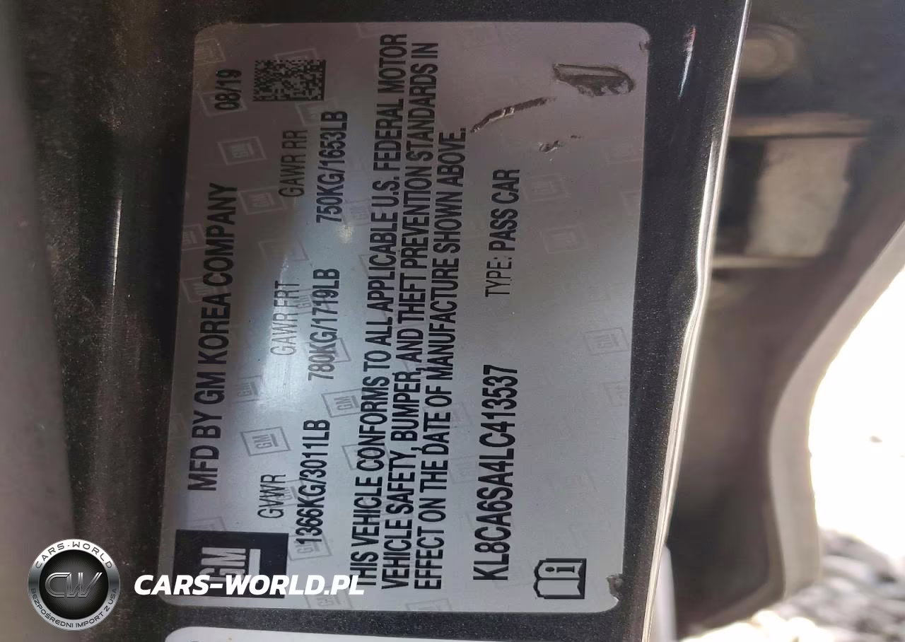2020 Chevrolet Spark Ls VIN:KL8CA6SA4LC413537 - 12