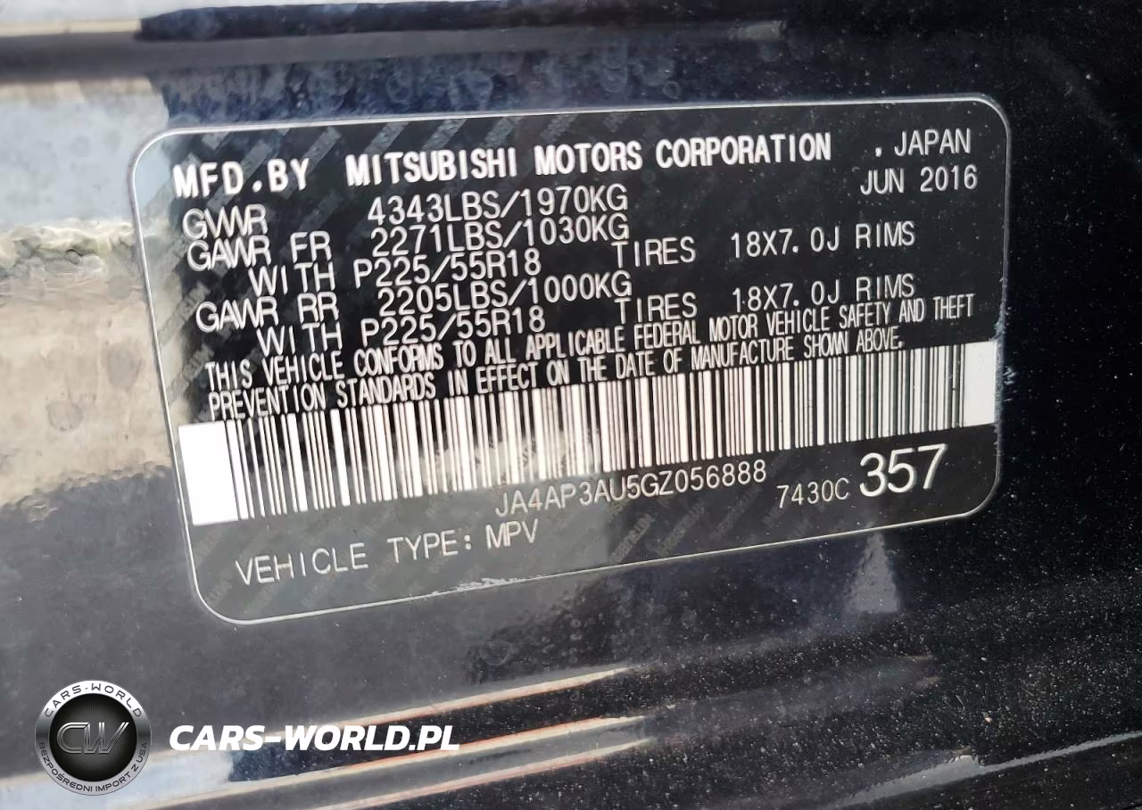 2016 Mitsubishi Outlander Sport Es VIN:JA4AP3AU5GZ056888 - 13