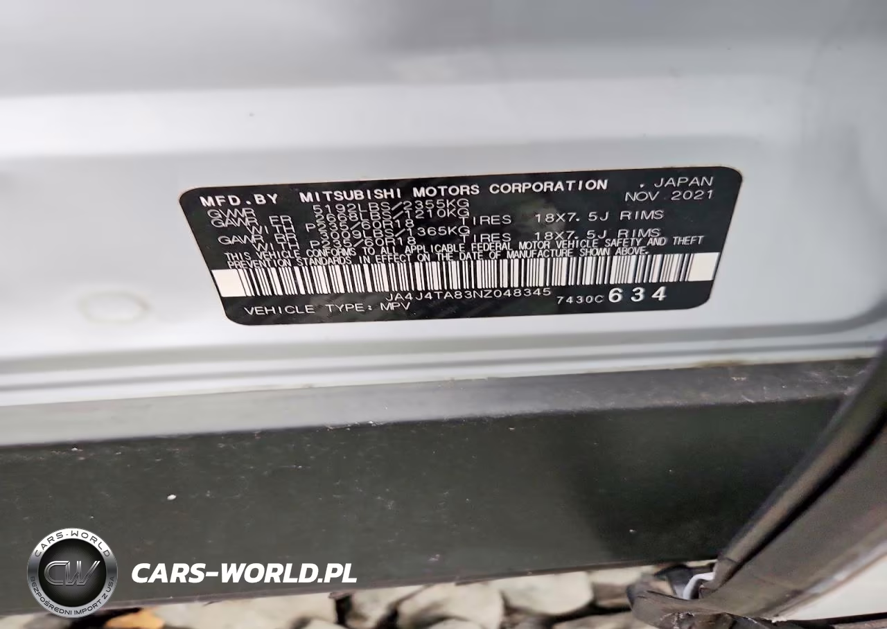 2022 Mitsubishi Outlander Es VIN:JA4J4TA83NZ048345 - 12