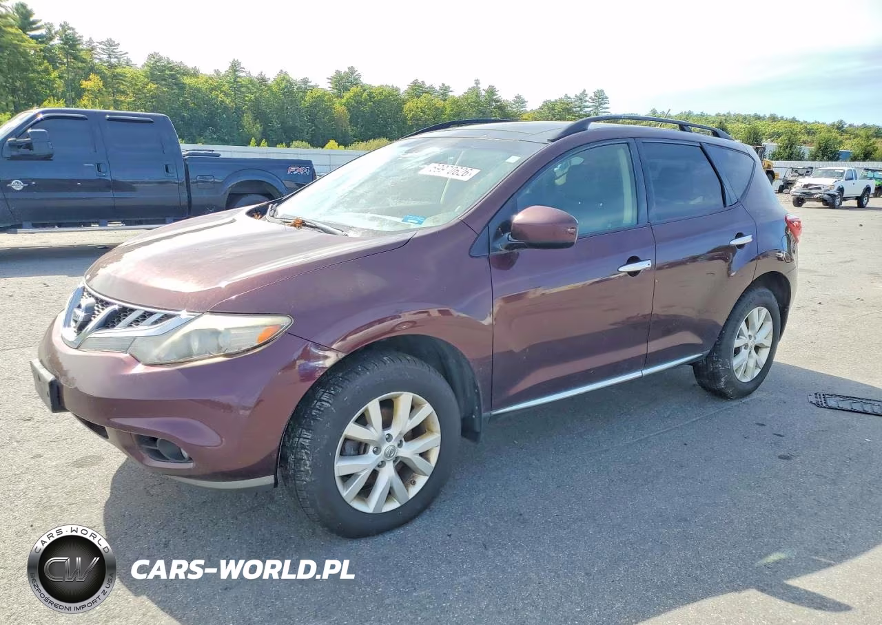 2014 Nissan Murano Sl VIN:JN8AZ1MW1EW507982 - 1