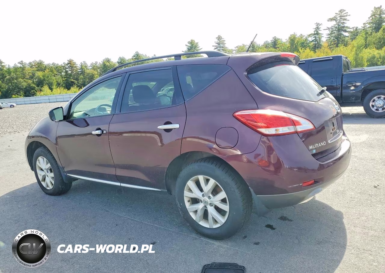 2014 Nissan Murano Sl VIN:JN8AZ1MW1EW507982 - 2