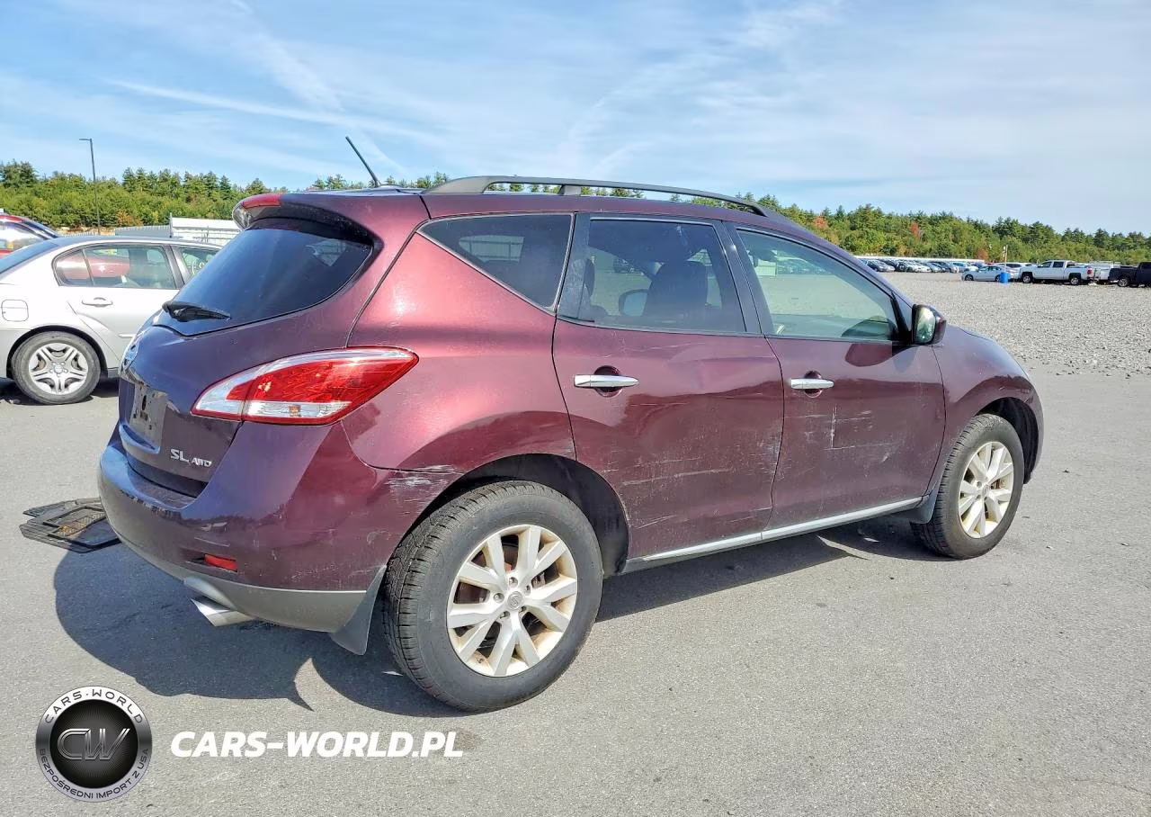 2014 Nissan Murano Sl VIN:JN8AZ1MW1EW507982 - 3