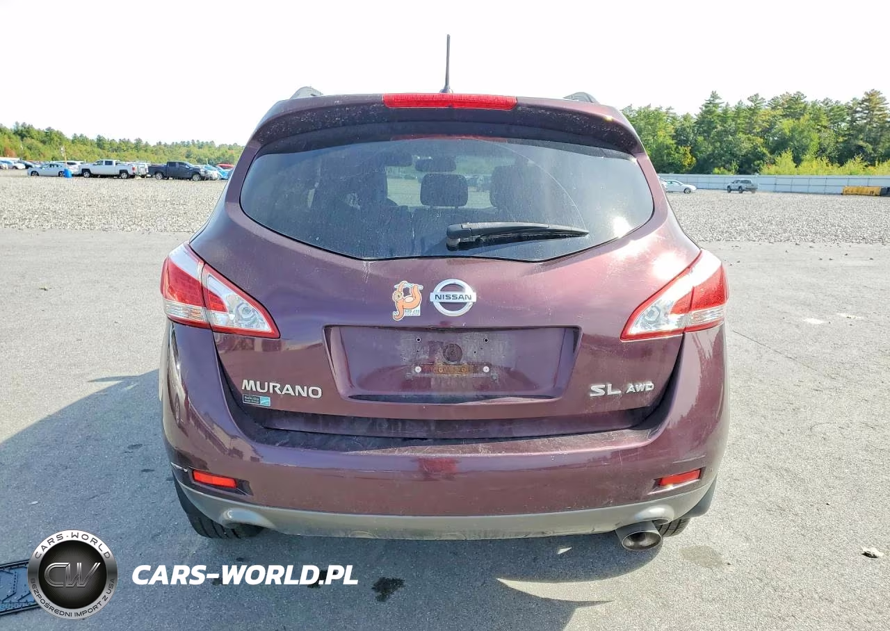 2014 Nissan Murano Sl VIN:JN8AZ1MW1EW507982 - 6