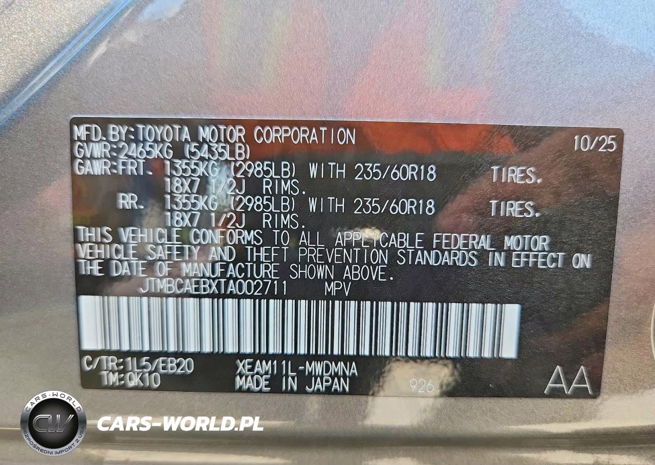2026 Toyota Bz Xle Plus VIN:JTMBCAEBXTA002711 - 13