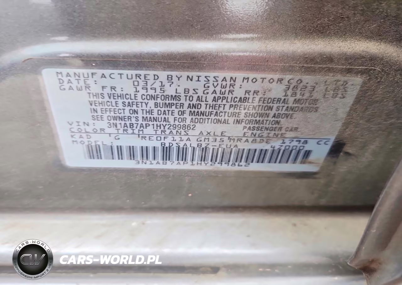 2017 Nissan Sentra S VIN:3N1AB7AP1HY299862 - 12