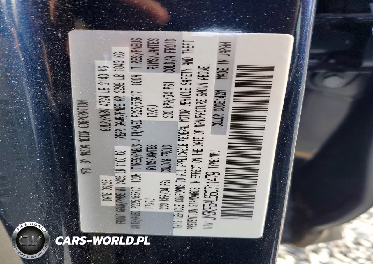 2025 Mazda Cx-5 VIN:JM3KFBAL6S0711479 - 14