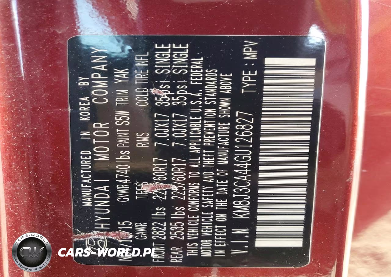 2016 Hyundai Tucson Se VIN:KM8J3CA44GU126827 - 13