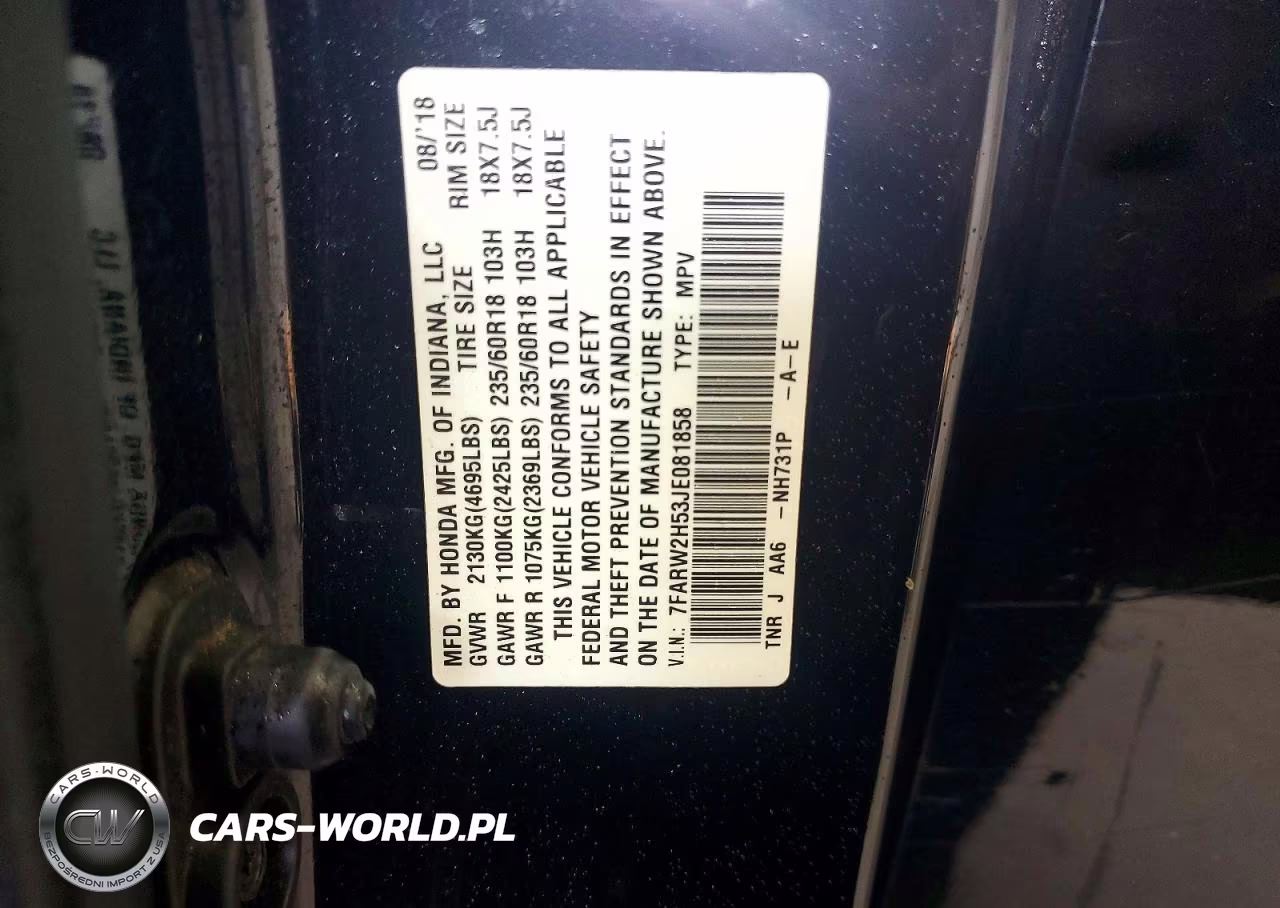 2018 Honda Cr-V Ex VIN:7FARW2H53JE081858 - 13