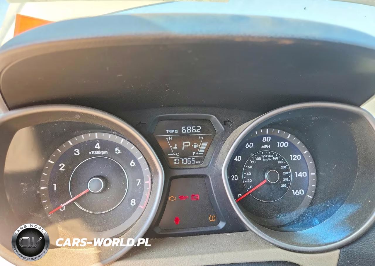 2014 Hyundai Elantra Se VIN:5NPDH4AE9EH477600 - 9