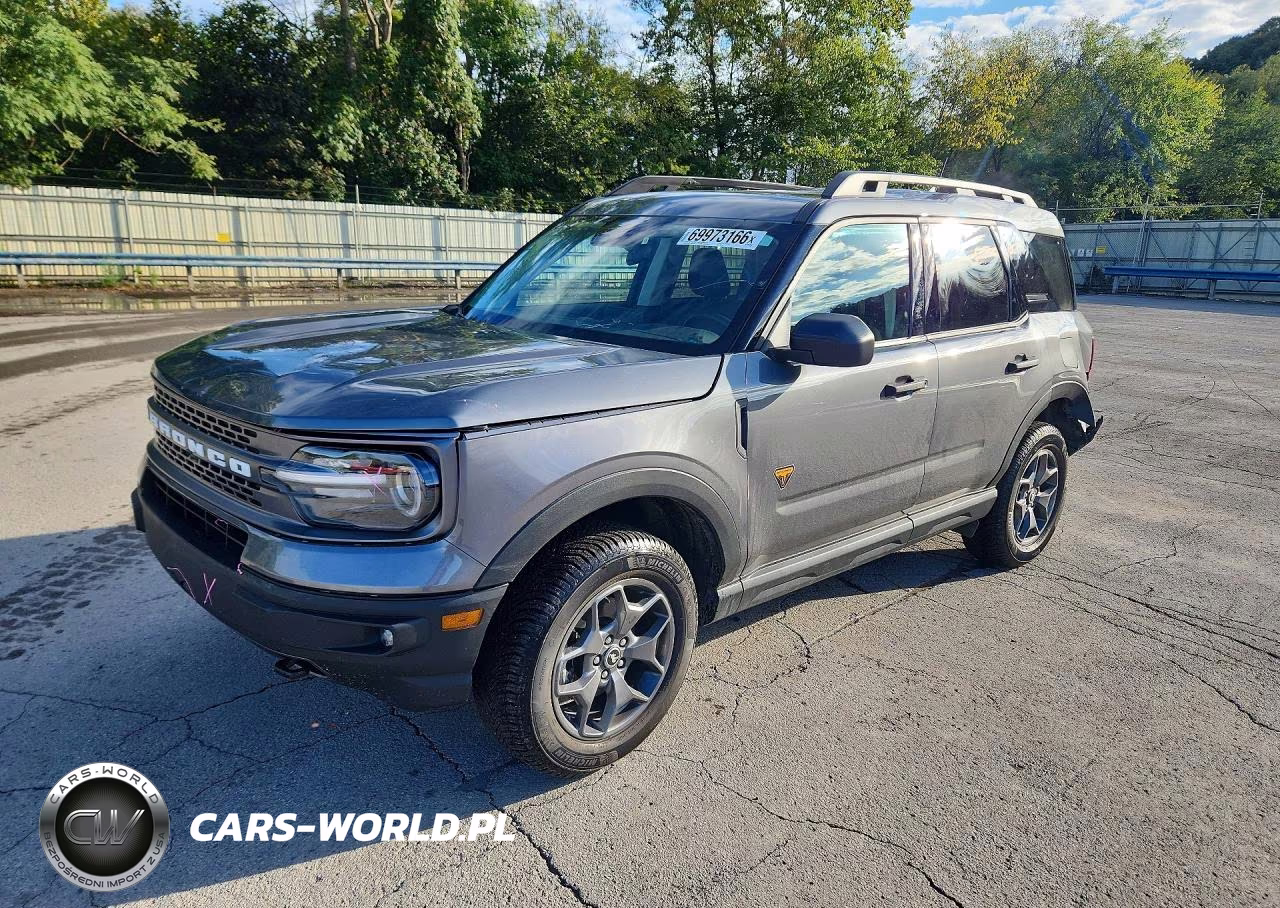 2022 Ford Bronco Sport Badlands VIN:3FMCR9D94NRE22274 - 1