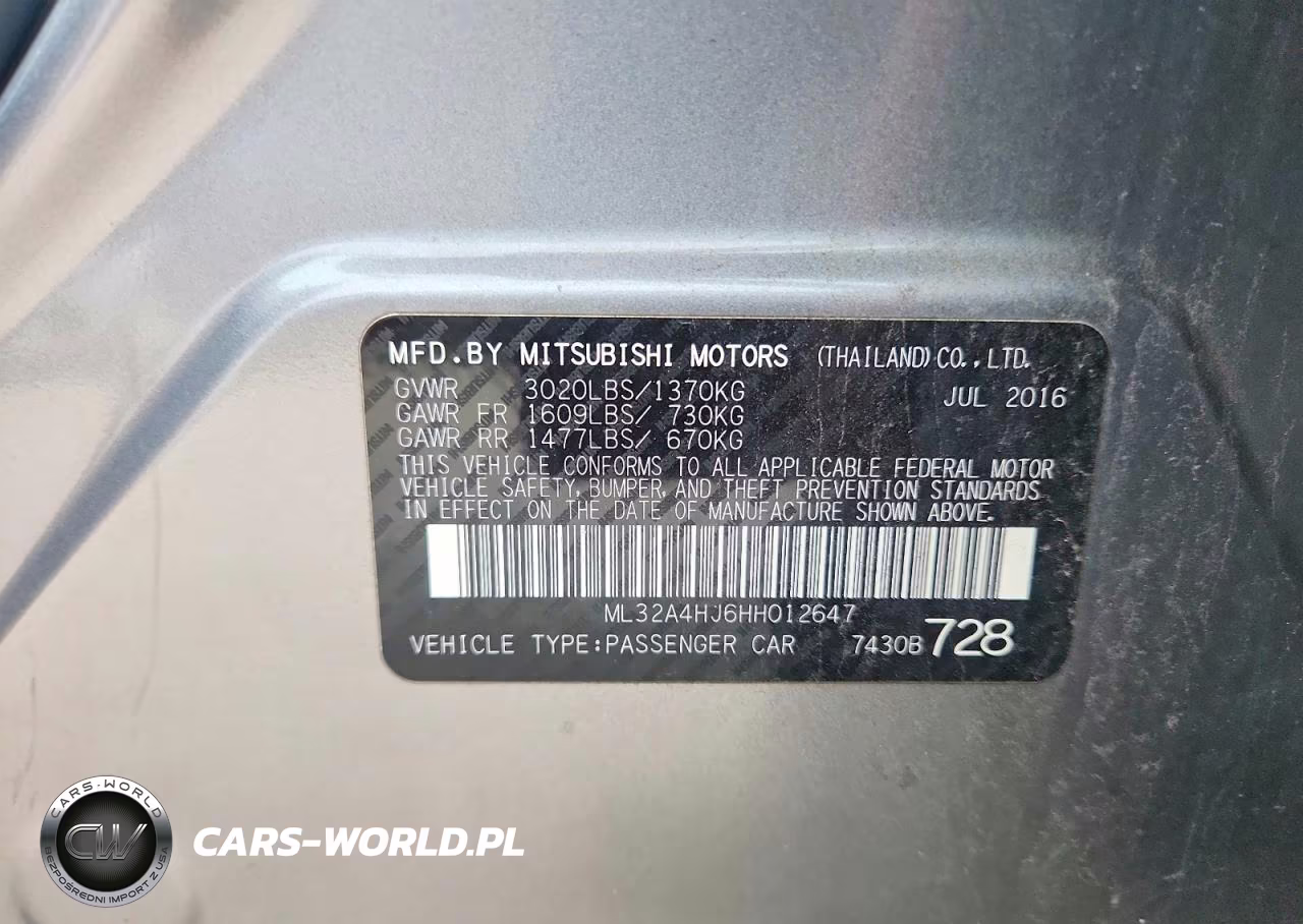 2017 Mitsubishi Mirage Se VIN:ML32A4HJ6HH012647 - 12