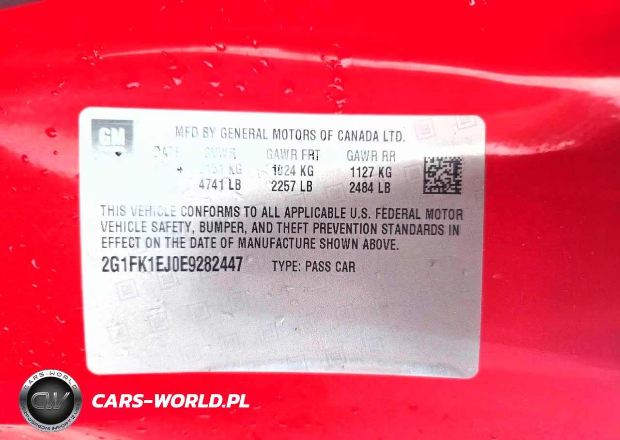 2014 Chevrolet Camaro 2Ss VIN:2G1FK1EJ0E9282447 - 12