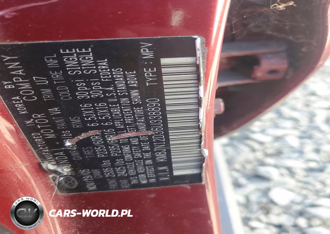 2006 Hyundai Tucson Gls VIN:KM8JN12D36U338890 - 13