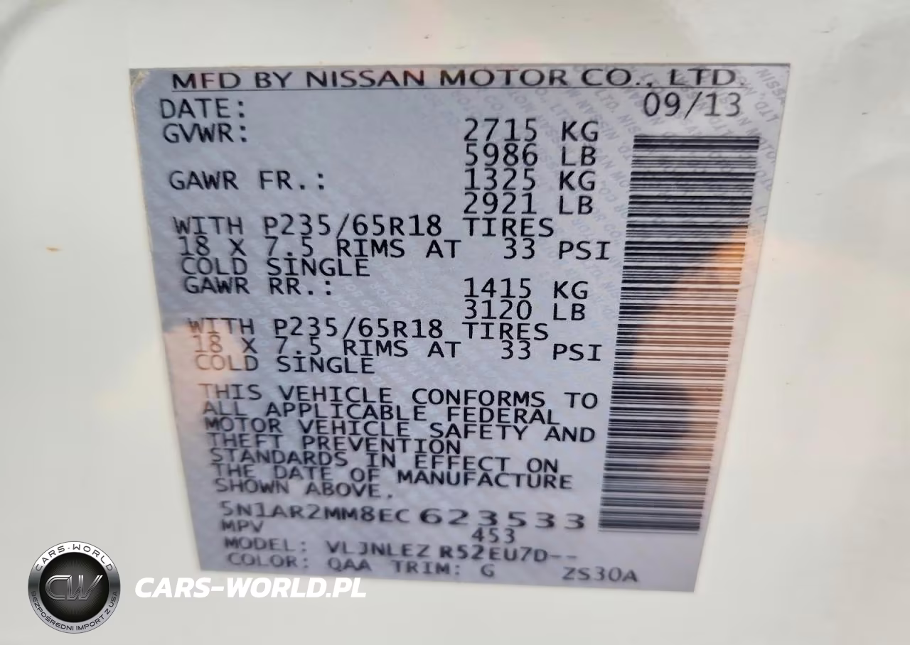 2014 Nissan Pathfinder Sv VIN:5N1AR2MM8EC623533 - 13