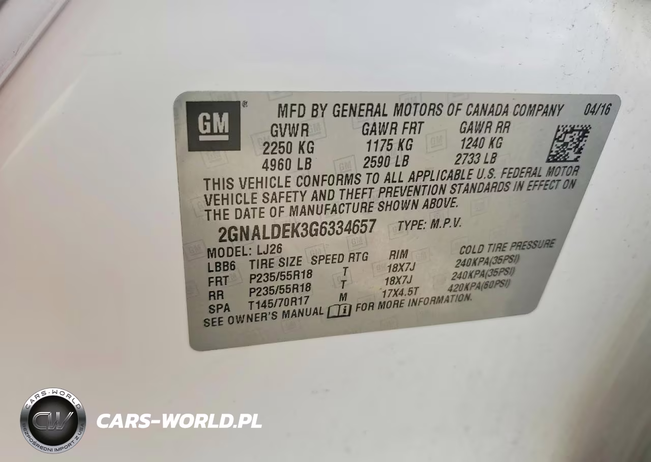 2016 Chevrolet Equinox Ltz VIN:2GNALDEK3G6334657 - 13