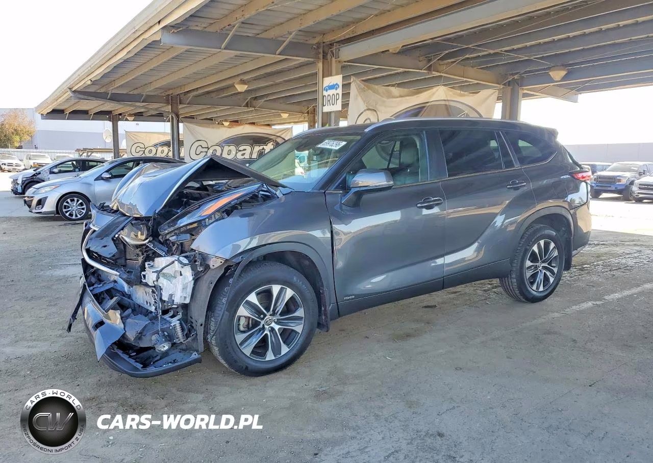 2023 Toyota Highlander Hybrid Xle VIN:5TDKBRCH6PS593086 - 1
