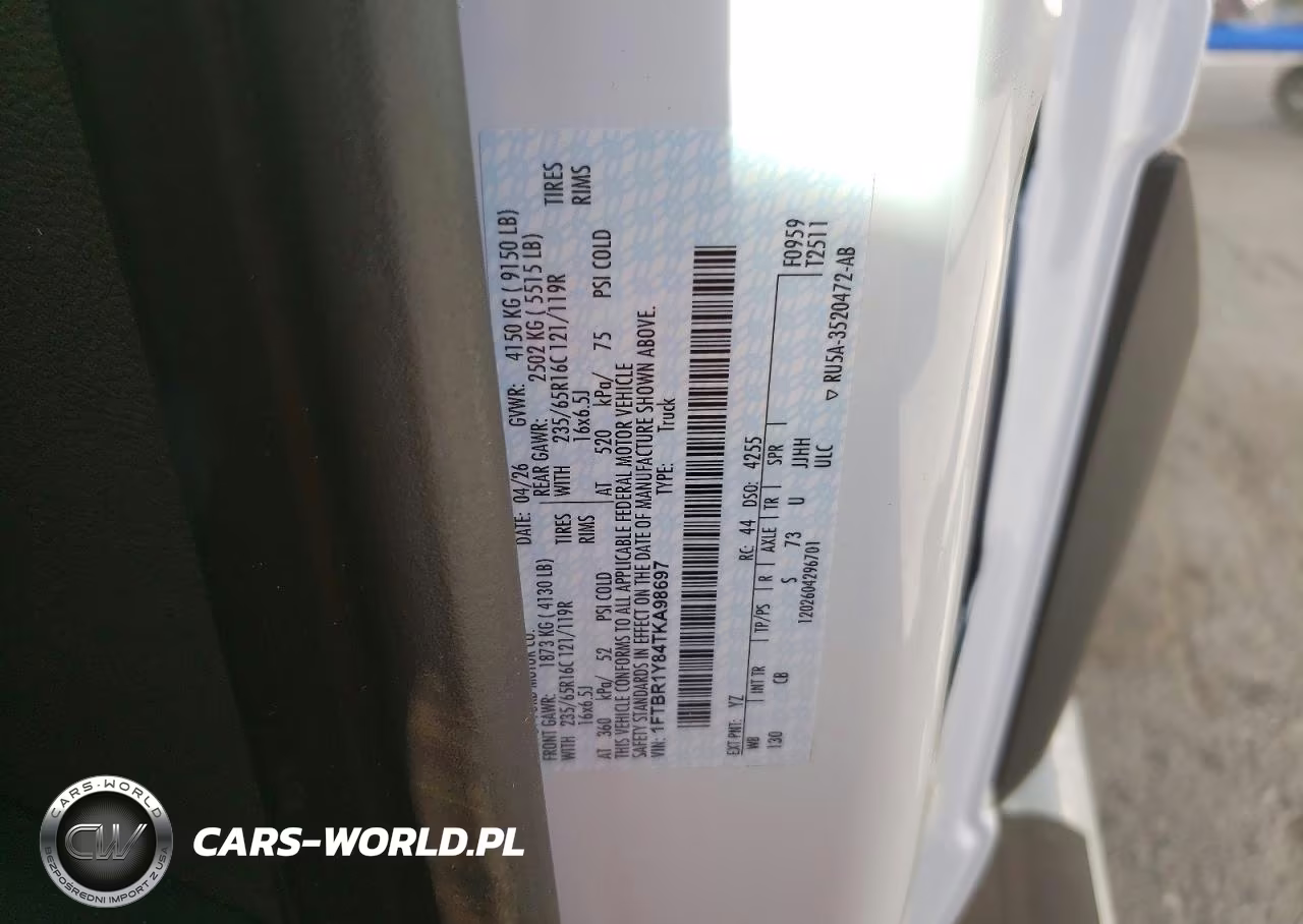 2026 Ford Transit 250 Delivery Van VIN:1FTBR1Y84TKA98697 - 14