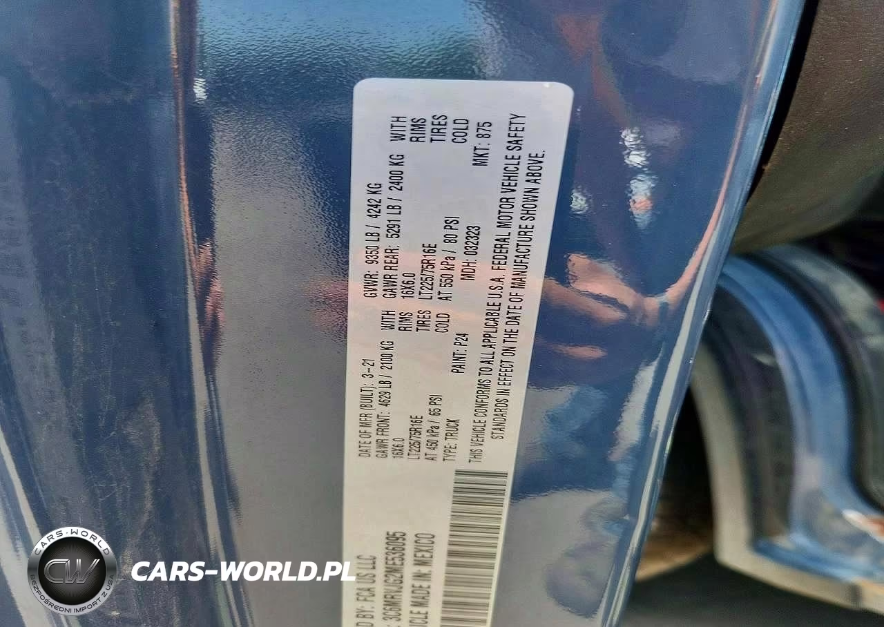 2021 Ram Promaster 3500 3500 High VIN:3C6MRVJG2ME536095 - 13