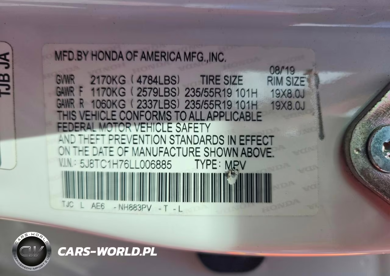 2020 Acura Rdx Advance VIN:5J8TC1H76LL006885 - 14