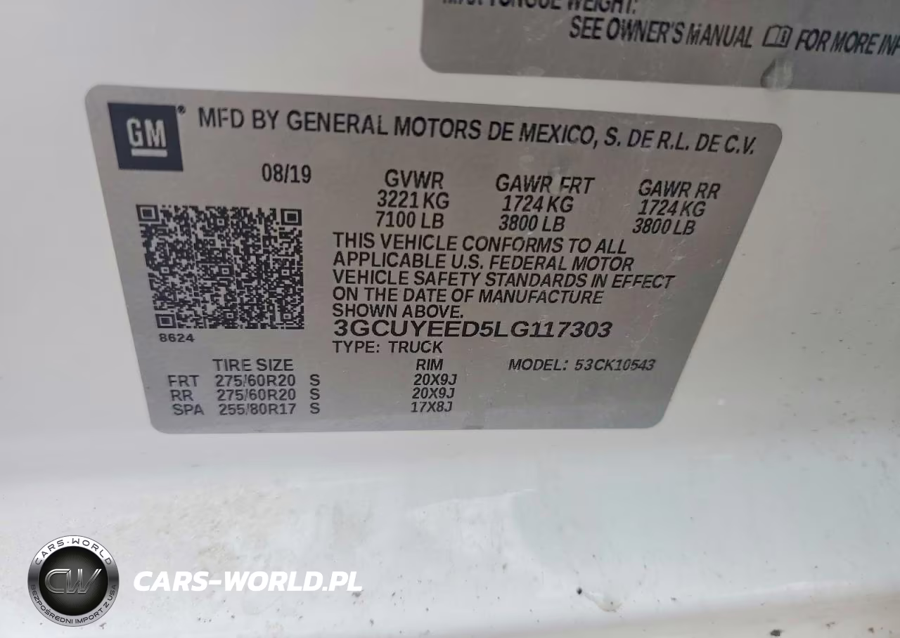 2020 Chevrolet Silverado K1500 Rst VIN:3GCUYEED5LG117303 - 12