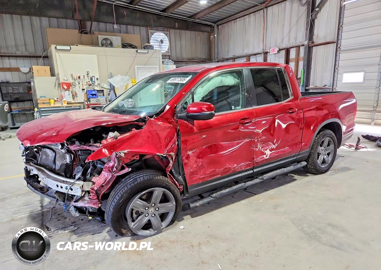 2021 Honda Ridgeline Rtl VIN:5FPYK3F55MB021362 - 1