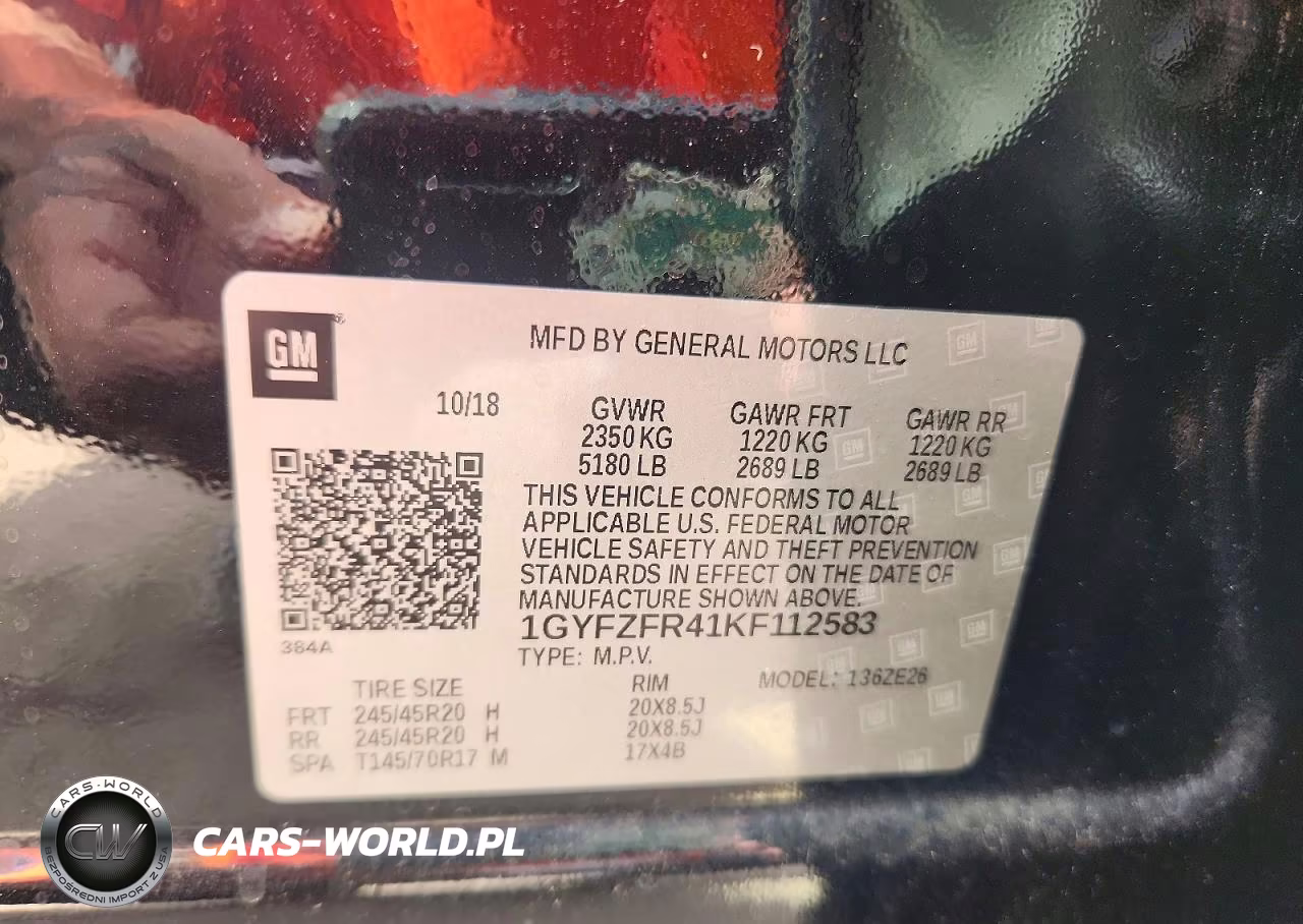 2019 Cadillac Xt4 Sport VIN:1GYFZFR41KF112583 - 13