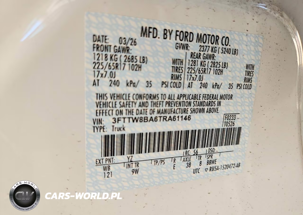 2026 Ford Maverick Xl VIN:3FTTW8BA6TRA61146 - 13