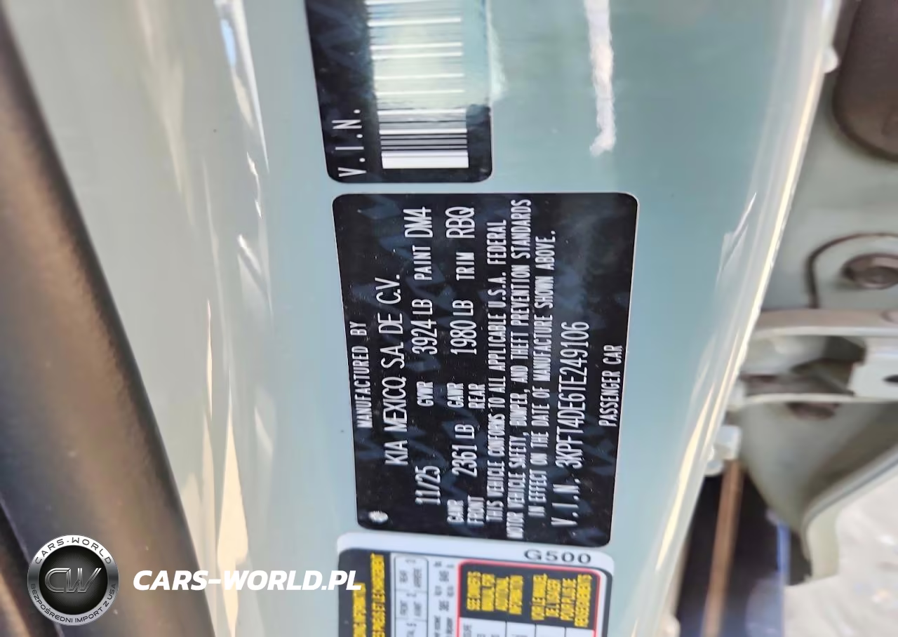 2026 Kia K4 Lxs VIN:3KPFT4DE6TE249106 - 12