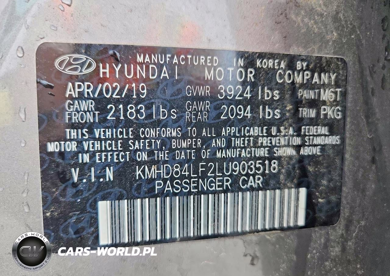 2020 Hyundai Elantra Sel VIN:KMHD84LF2LU903518 - 13
