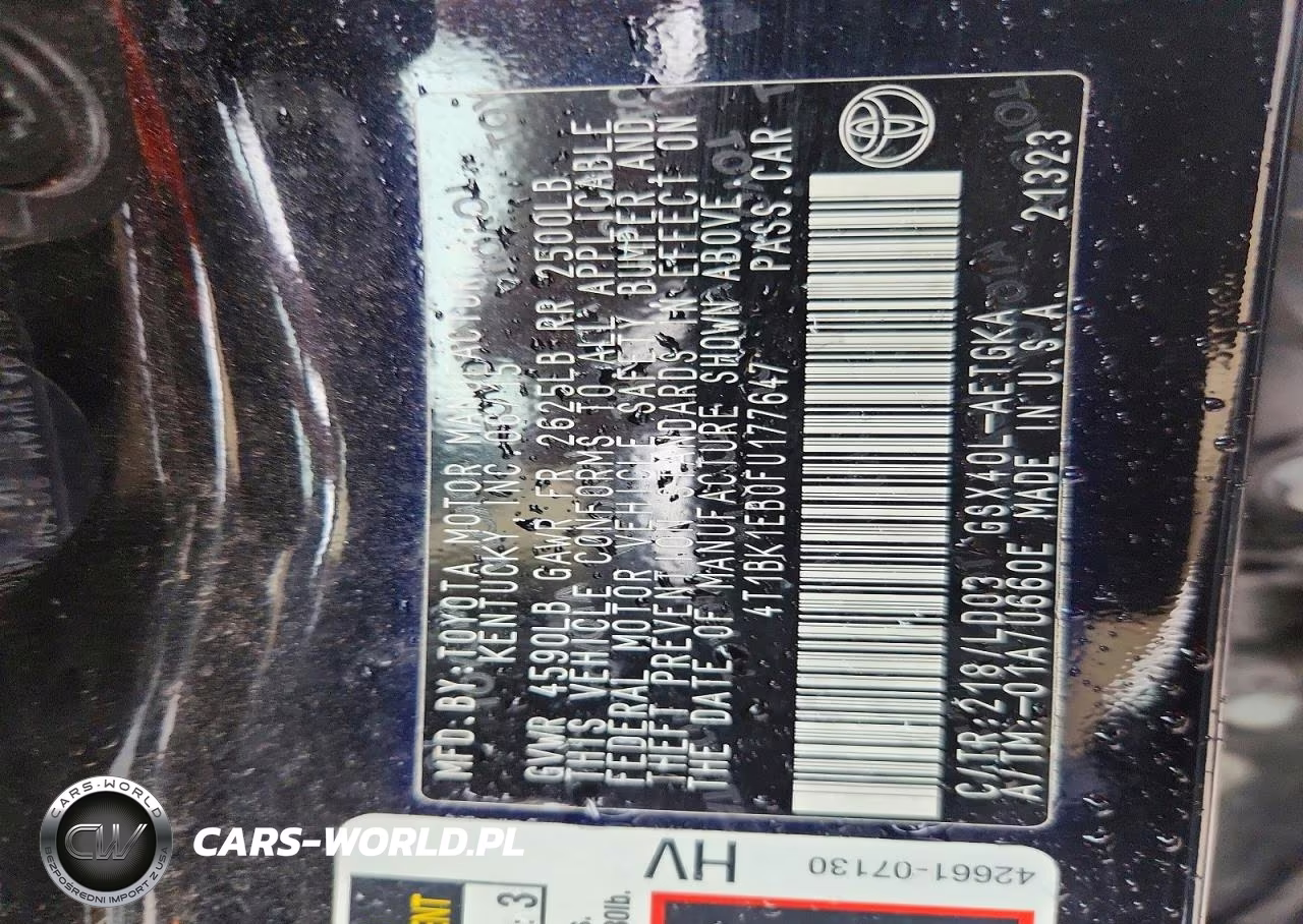 2015 Toyota Avalon Xle VIN:4T1BK1EB0FU177647 - 12