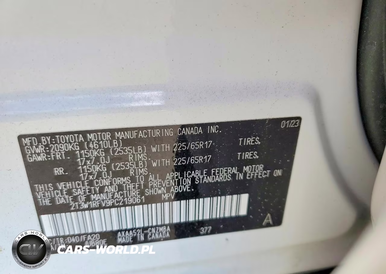 2023 Toyota Rav4 Xle VIN:2T3W1RFV9PC219061 - 13