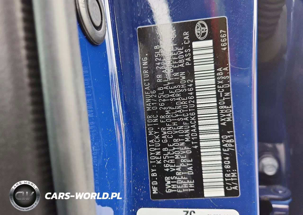 2026 Toyota Camry Se VIN:4T1DAACK6TU264642 - 12